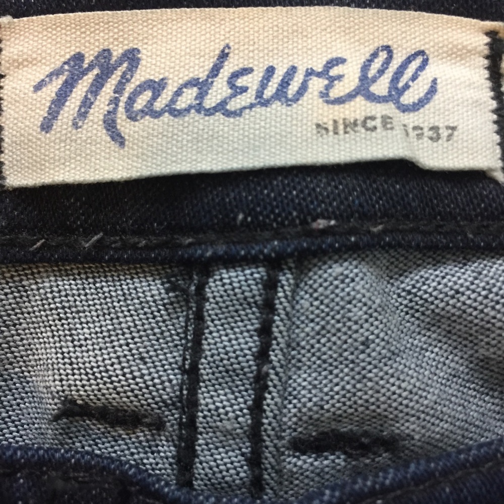 Madewell Skinny Dark Blue Jeans. Size 26 - Picture 5 of 7